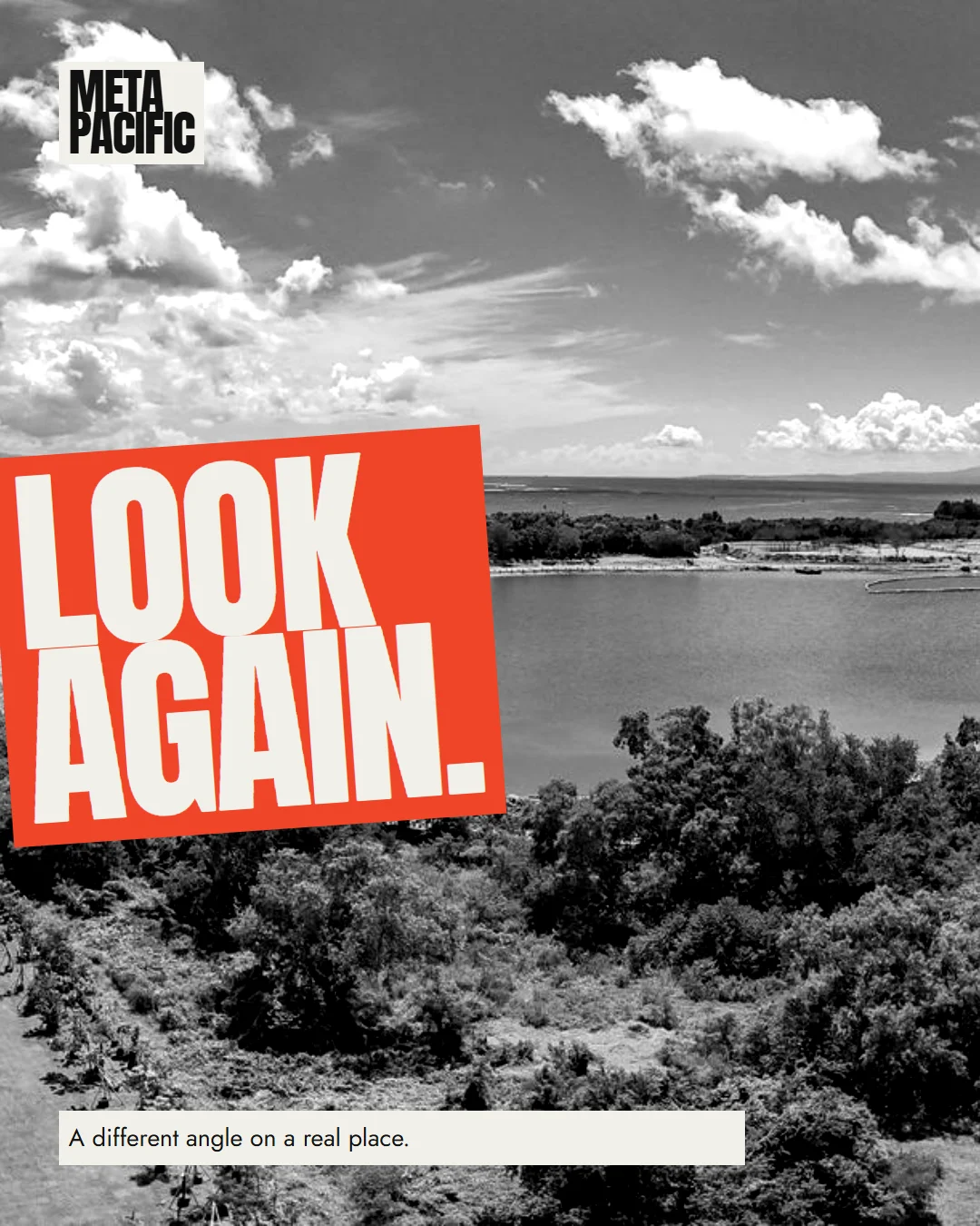 Meta Pacific Look Again brand-direction poster